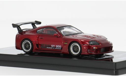 Toyota Supra 1/64 INNO64 A80 rouge 1993 1:64 miniature