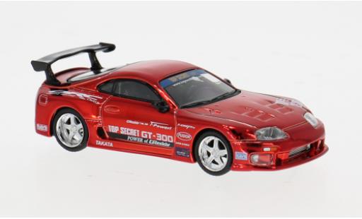 Toyota Supra 1/64 Mini GT (A80) Top Secret GT-300 rouge 2014 1:64 miniature