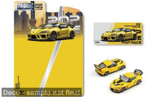 Toyota Supra 1/64 Pop Race A90 Darwin PRO gelb 1969 1:64