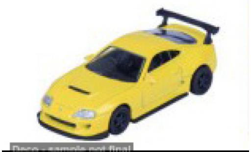 Toyota Supra 1/64 Majorette jaune 1995 1:64 miniature