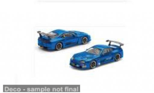Toyota Supra 1/64 Pop Race GT500 (A80) bleue 1:64 miniature
