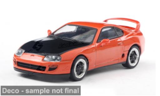 Toyota Supra 1/43 Solido MK4 orange/noire 1:43 miniature