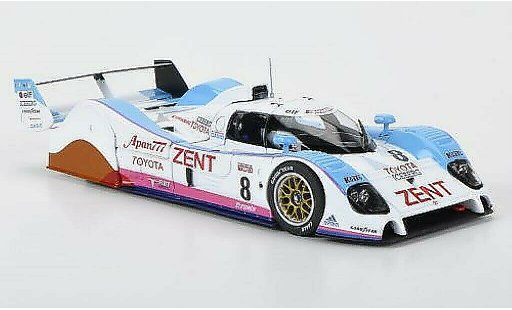 Toyota TS010 Base 1/43 Ebbro No.8 Zent A.Wallace/J.Lammers/T.Fabi 1992 miniature