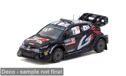 Toyota Yaris 1/64 Tarmac Works GR Rally 1 Hybrid Rallye Safari 2024 #69 K.Rovanper&Atilde;&curren; 1:64 miniature
