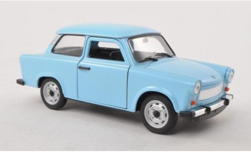 Trabant 601 Base 1/24 Welly bleu miniature