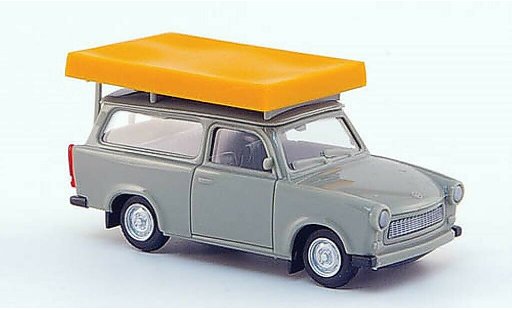Trabant 601 Universal 1/87 Herpa grise avec toitzelt im Fahrzustand miniature