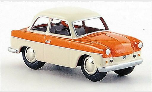Trabant P50 Base 1/87 Bub lachs/creme miniature