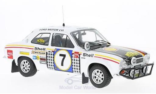 Miniature Ford Escort 1/18 Triple 9 Collection MK I RS 1600 No.7 Rallye Safari 1972 H.Mikkola/G.Palm ohne Vitrine Ford Escort 1/18 Triple 9 Collection MK I RS 1600 No.7 Rallye Safari 1972 H.Mikkola/G.Palm ohne Vitrine miniature