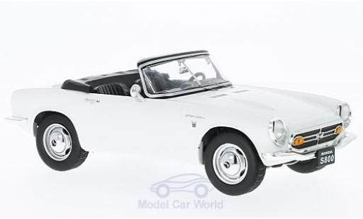 Miniature Honda S800 1/18 Triple 9 Collection Cabrio blanche 1966 ohne Vitrine Honda S800 1/18 Triple 9 Collection Cabrio blanche 1966 ohne Vitrine miniature
