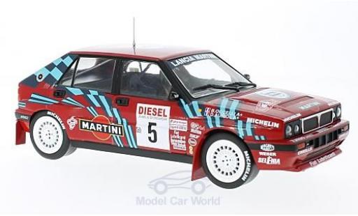 Miniature Lancia Delta 1/18 Triple 9 Collection HF Integrale 16V No.5 Rallye San Remo 1989 D.Auriol/B.Occelli ohne Vitrine Lancia Delta 1/18 Triple 9 Collection HF Integrale 16V No.5 Rallye San Remo 1989 D.Auriol/B.Occelli ohne Vitrine miniature