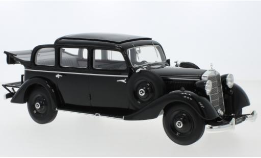 Mercedes 260 1/18 Triple 9 Collection D (W138) Pullman Landaulet noire 1936 ouverts/es Verdeck miniature