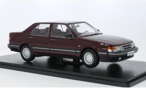 Saab 9000 1/18 Triple 9 Collection CD Turbo rouge 1990 1:18 miniature