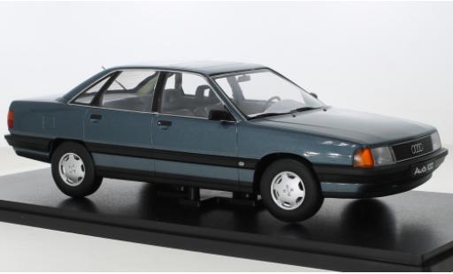 Miniature Audi 100 1/18 Triple 9 Collection (C3) metallise turquoise 1989 Audi 100 1/18 Triple 9 Collection (C3) metallise turquoise 1989 miniature