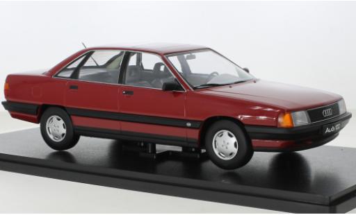Miniature Audi 100 1/18 Triple 9 Collection (C3) rouge 1989 Audi 100 1/18 Triple 9 Collection (C3) rouge 1989 miniature
