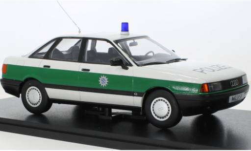 Miniature Audi 80 1/18 Triple 9 Collection (B3) police (D) 1989 Audi 80 1/18 Triple 9 Collection (B3) police (D) 1989 miniature