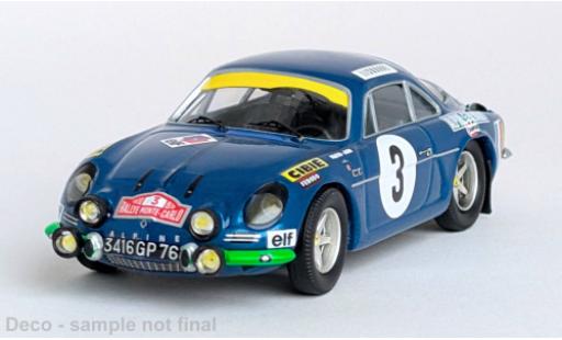 Miniature Alpine A110 1/43 Trofeu Rally Monte Carlo 1970 #3 1:43 Alpine A110 1/43 Trofeu Rally Monte Carlo 1970 #3 1:43 miniature