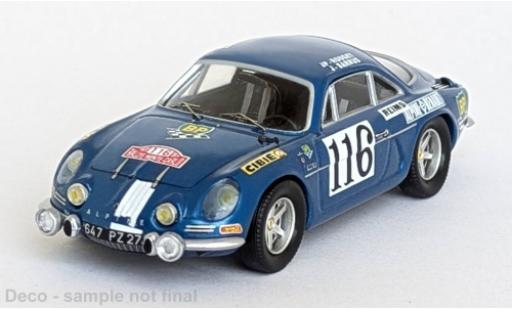 Miniature Alpine A110 1/43 Trofeu Rally Monte Carlo 1971 #116 1:43 Alpine A110 1/43 Trofeu Rally Monte Carlo 1971 #116 1:43 miniature