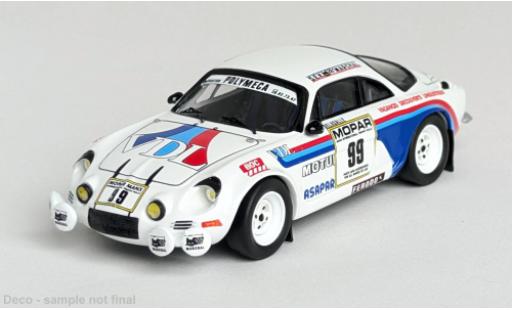 Miniature Alpine A110 1/43 Trofeu Rallye Manx 1979 #99 1:43 Alpine A110 1/43 Trofeu Rallye Manx 1979 #99 1:43 miniature
