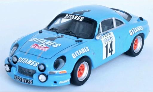 Miniature Alpine A110 1/43 Trofeu Renault No.14 Gitanes Tour Auto de la Reunion 1975 J-P.Beltoise/J-P.Aujoulet Alpine A110 1/43 Trofeu Renault No.14 Gitanes Tour Auto de la Reunion 1975 J-P.Beltoise/J-P.Aujoulet miniature