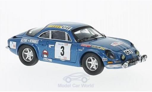 Miniature Alpine A110 1/43 Trofeu Renault No.3 Rallye Portugal 1973 B.Darniche/A.Mahe Alpine A110 1/43 Trofeu Renault No.3 Rallye Portugal 1973 B.Darniche/A.Mahe miniature