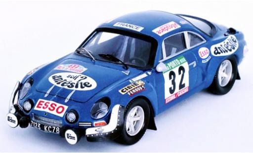 Miniature Alpine A110 1/43 Trofeu Renault No.32 Rallye WM Rallye Portugal 1975 P.Wambergue/Y.Breton Alpine A110 1/43 Trofeu Renault No.32 Rallye WM Rallye Portugal 1975 P.Wambergue/Y.Breton miniature