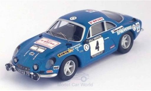 Miniature Alpine A110 1/43 Trofeu Renault No.4 RAC Rallye 1971 O.Andersson/G.Phillips Alpine A110 1/43 Trofeu Renault No.4 RAC Rallye 1971 O.Andersson/G.Phillips miniature