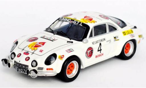Miniature Alpine A110 1/43 Trofeu Renault No.4 Tuning G.T.L. Rallye Ypres 1974 Pedro/E.Symens Alpine A110 1/43 Trofeu Renault No.4 Tuning G.T.L. Rallye Ypres 1974 Pedro/E.Symens miniature
