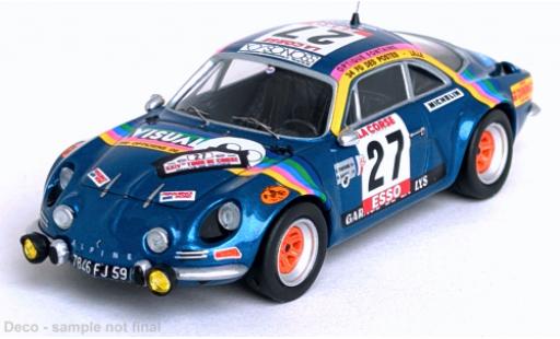 Miniature Alpine A110 1/43 Trofeu Renault Tour de Corse 1980 #27 1:43 Alpine A110 1/43 Trofeu Renault Tour de Corse 1980 #27 1:43 miniature