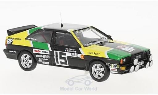 Miniature Audi Quattro 1/43 Trofeu quattro No.15 BP Rallye WM Rallye Monte Carlo 1981 M.Mouton/A.Arrii Audi Quattro 1/43 Trofeu quattro No.15 BP Rallye WM Rallye Monte Carlo 1981 M.Mouton/A.Arrii miniature