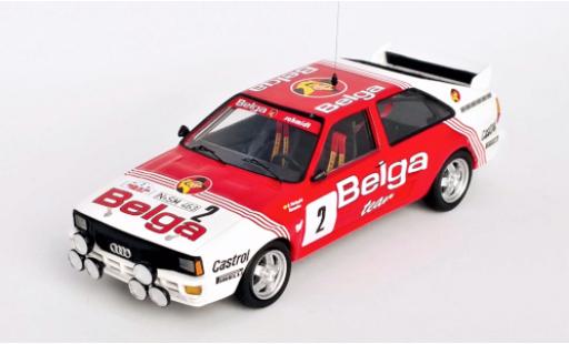 Audi Quattro 1/43 Trofeu No.2 Belga Team Belga Boucles de Spa 1985 B.Waldegaard/H.Thorszelius miniature