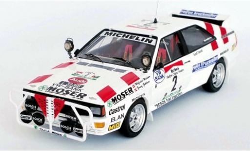 Audi Quattro 1/43 Trofeu No.2 Rally Bandama 1986 W.Wiedner/F.Zehetner miniature