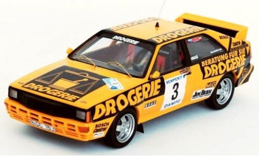 Audi Quattro 1/43 Trofeu quattro No.3 Int. Semperit Rally 1983 W.Wiedner/F.Zehetner miniature