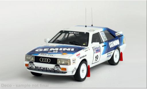 Audi Quattro 1/43 Trofeu quattro RAC Rally 1987 #19 1:43 miniature