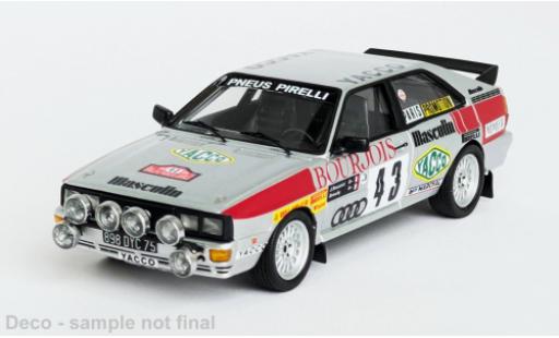 Miniature Audi Quattro 1/43 Trofeu quattro Rally Monte Carlo 1982 #43 1:43 Audi Quattro 1/43 Trofeu quattro Rally Monte Carlo 1982 #43 1:43 miniature