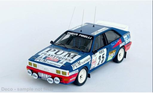 Audi Quattro 1/43 Trofeu quattro Rally Monte Carlo 1985 #25 1:43 miniature
