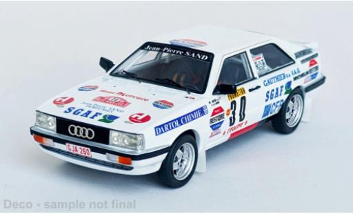 Audi Quattro 1/43 Trofeu quattro blanche Rally Monte Carlo 1987 #30 1:43 miniature
