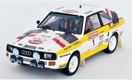 Audi Sport Quattro 1/43 Trofeu No.1 Rally Ulster 1984 W.Röhrl/C.Geistdörfer miniature