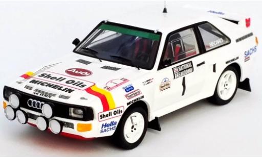 Audi Sport Quattro 1/43 Trofeu Sport quattro No.1 S Oils National Breakdown Rally 1986 H.Mikkola/A.Hertz miniature