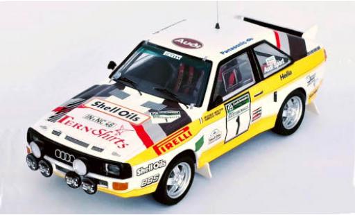 Audi Sport Quattro 1/43 Trofeu Sport quattro No.1 S Oils Scottish Rally 1985 M.Mouton/F.Pons miniature