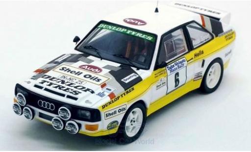 Miniature Audi Sport Quattro 1/43 Trofeu Sport quattro No.6 Rallye Manx 1985 M.Wilson/N.Harris Audi Sport Quattro 1/43 Trofeu Sport quattro No.6 Rallye Manx 1985 M.Wilson/N.Harris miniature
