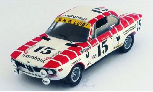 Bmw 2800 1/43 Trofeu CS No.15 Marabout 24h Spa 1972 V.Gaye/W.Braillard miniature