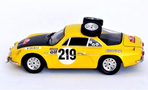Miniature Alpine A110 1/43 Trofeu Bulgaralpine No.219 Rallye Monte Carlo 1969 A.Agura/A.Tomov Alpine A110 1/43 Trofeu Bulgaralpine No.219 Rallye Monte Carlo 1969 A.Agura/A.Tomov miniature
