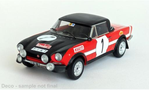 Fiat 124 1/43 Trofeu Spider Alpenfahrt 1972 #1 1:43 miniature