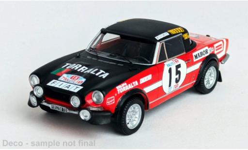 Fiat 124 1/43 Trofeu Sport Spider 1600 Rally Portugal 1973 #15 1:43 miniature