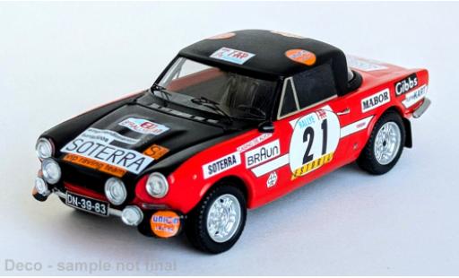 Fiat 124 1/43 Trofeu Sport Spider 1600 TAP Rally 1974 #21 1:43 miniature