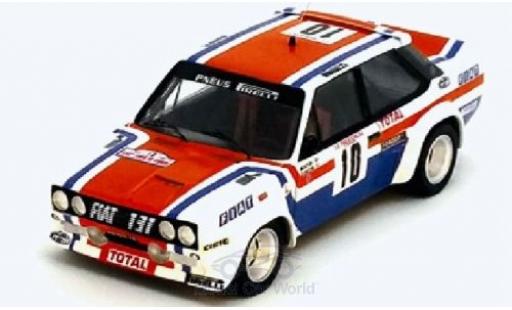 Miniature Fiat 131 1/43 Trofeu Abarth No.10 Rallye WM Tour de Corse 1978 M.Mouton/F.Conconi Fiat 131 1/43 Trofeu Abarth No.10 Rallye WM Tour de Corse 1978 M.Mouton/F.Conconi miniature