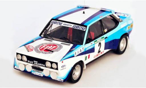 Miniature Fiat 131 1/43 Trofeu Abarth No.2 Rallye WM Rallye Portugal 1982 M.Alen/I.Kivimäki Fiat 131 1/43 Trofeu Abarth No.2 Rallye WM Rallye Portugal 1982 M.Alen/I.Kivimäki miniature