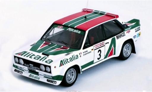 Miniature Fiat 131 1/43 Trofeu Abarth No.3 Alitalia Rallye WM Criterium Molson du Quebec 1978 W.Röhrl/C.Geistdörfer Fiat 131 1/43 Trofeu Abarth No.3 Alitalia Rallye WM Criterium Molson du Quebec 1978 W.Röhrl/C.Geistdörfer miniature