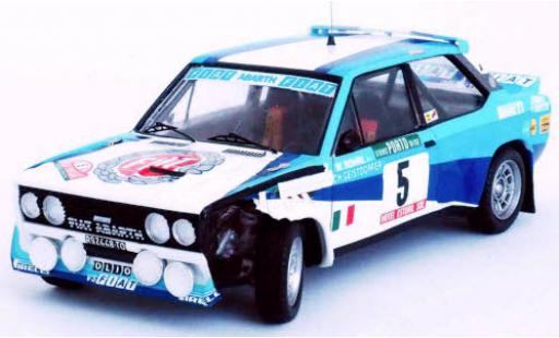 Miniature Fiat 131 1/43 Trofeu Abarth No.5 Rallye WM Rally Portugal 1980 damaged W.Röhrl/C.Geistdörfer Fiat 131 1/43 Trofeu Abarth No.5 Rallye WM Rally Portugal 1980 damaged W.Röhrl/C.Geistdörfer miniature