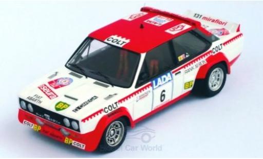Miniature Fiat 131 1/43 Trofeu Abarth No.6 Colt Rallye WM 1000 Lakes Rallye 1977 T.Makinen/H.Liddon Fiat 131 1/43 Trofeu Abarth No.6 Colt Rallye WM 1000 Lakes Rallye 1977 T.Makinen/H.Liddon miniature